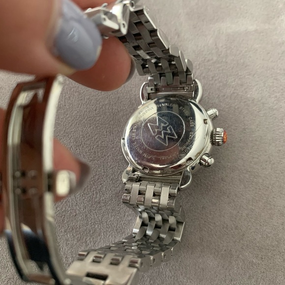 Michele CSX 36 Diamond Bezel Chronograph Watch - Picture 12 of 17